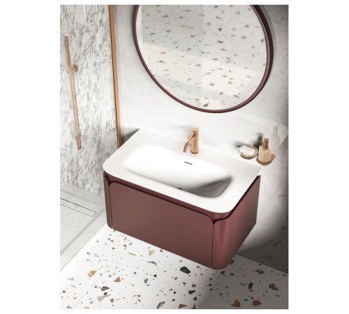 Раковина встраиваемая Knotlor ЦВЕТЕНИЕ FWB310800WY, матовый белый, 80 см