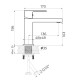 Cмеситель для раковины Knotlor KN-20/WY, белый