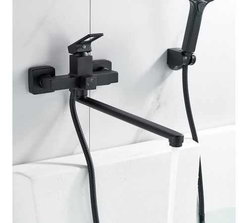Смеситель для ванны Raffine F2296H, черный
