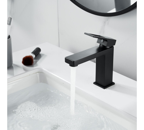 Смеситель для раковины Raffine F0196H, черный