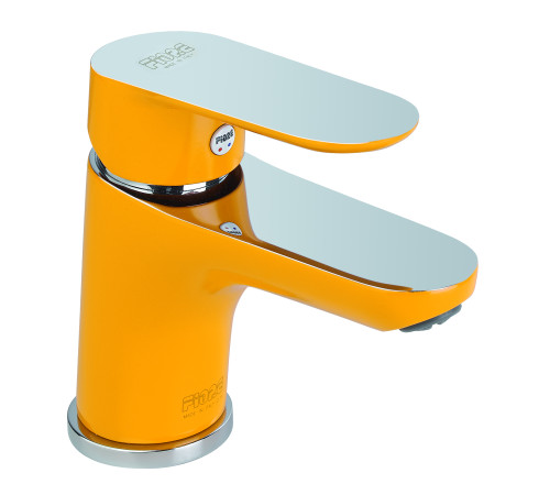 Смеситель для раковины Fiore KEVON CHIC 81YX8120, хром/желтый
