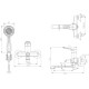 Смеситель для ванны Bravat Eco-D F693158C-LB, хром