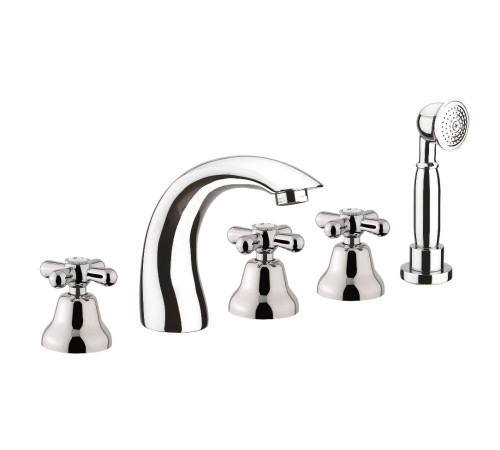 Смеситель на борт ванны Fiore MARGOT 26ZZ0608, бронза