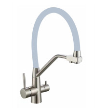 Смеситель для кухни с подключением к фильтру Fmark FS0662-L04, сатин