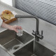 Смеситель для кухни с подключением фильтра FRAP F4352-9, оружейная сталь
