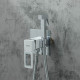 Гигиенический душ со смесителем GAPPO G7217-8, хром/белый