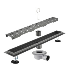Трап для душа 60см Savol S-DL02Q-60, графит