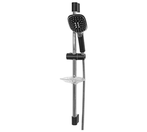 Набор для ванны 3 в 1 Hansberge H7099BC, черный/хром