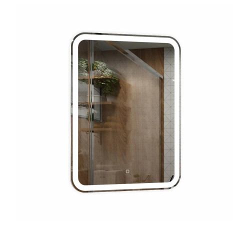 Зеркало Silver Mirrors Malta-Lite 600х800 (открытая LED-подсветка, сенсорный выключатель)