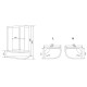 Душевая кабина Timo Lux T-7720R, 120x85x220