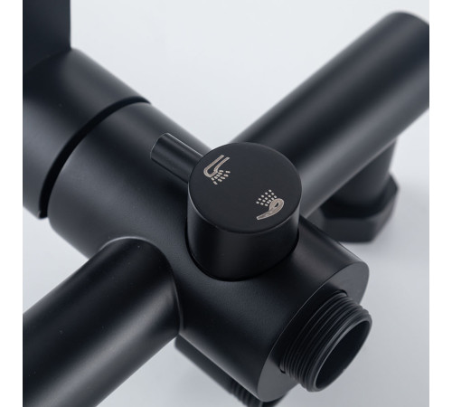 Смеситель для ванны FRAP F22801-26, черный