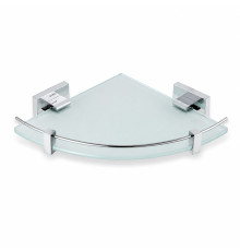 Полка угловая стеклянная GAPPO G0721-1, хром