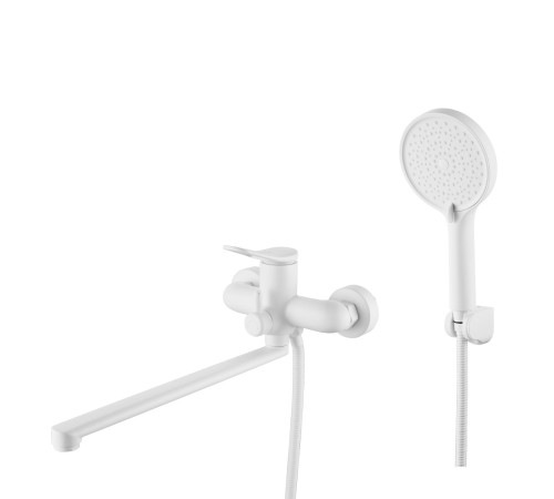 Смеситель для ванны Shevanik S4722C, белый