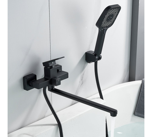 Смеситель для ванны Raffine F2296H, черный