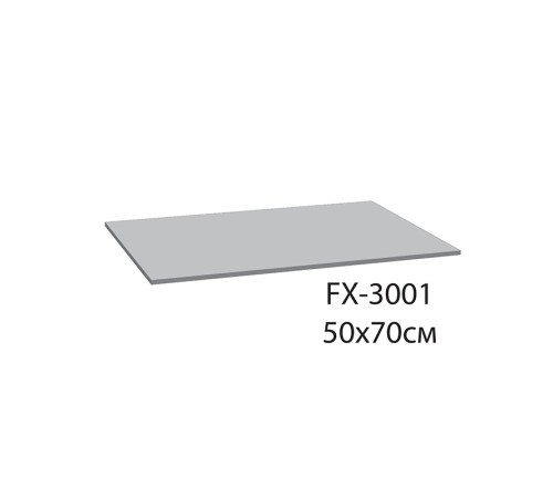 Коврик для ванной Fixsen Amadeo 1-ый,  FX-3001K, серый, 50х70 см.