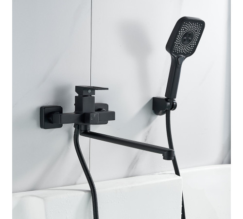 Смеситель для ванны Raffine F2296H, черный