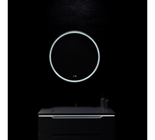 Зеркало Silver Mirrors Делуна/Deluna D800 2.2 (TX, алюм. профиль, цвет серебро, подогрев, сенсорный выключатель)