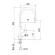 Смеситель для кухни Webert Lima LM940302015, хром