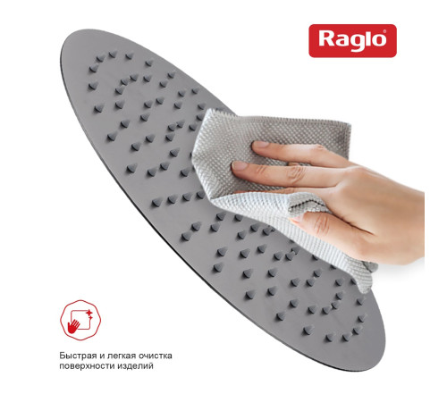 Верхний душ Raglo R451.56.09, графит