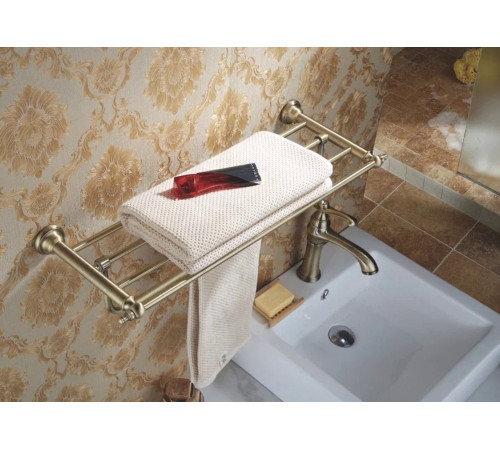 Полка для полотенец Rose RG1108Q, бронза