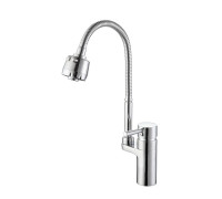 Смеситель для кухни с гибким изливом D-Lin D157315-T, хром