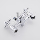 Смеситель для ванны FRUD R22118-7, хром/белый