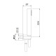 Душевой гарнитур Webert Shower Set AC1046015, хром