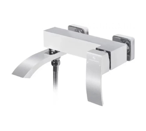 Смеситель для ванны Grocenberg GB8007WC, белый, хром