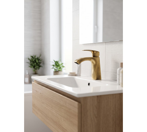 Смеситель для раковины Hansberge H1085BR, бронза