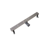 Душевой трап линейный Knotlor SDRW0600LBS, матовая сталь