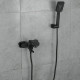 Смеситель для ванны FRAP F3262, черный
