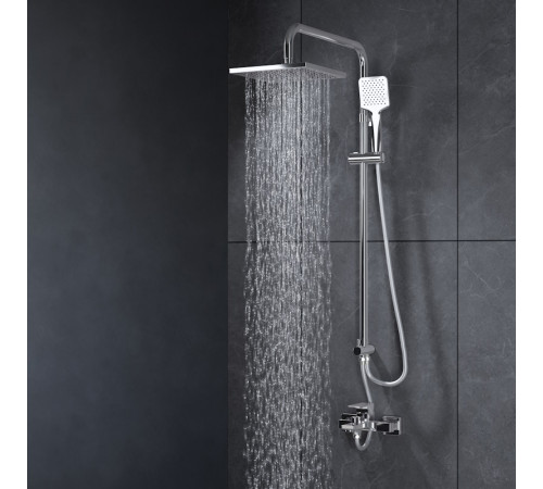 Душевой гарнитур Esko ST950SQ, хром