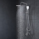 Душевой гарнитур Esko ST950SQ, хром