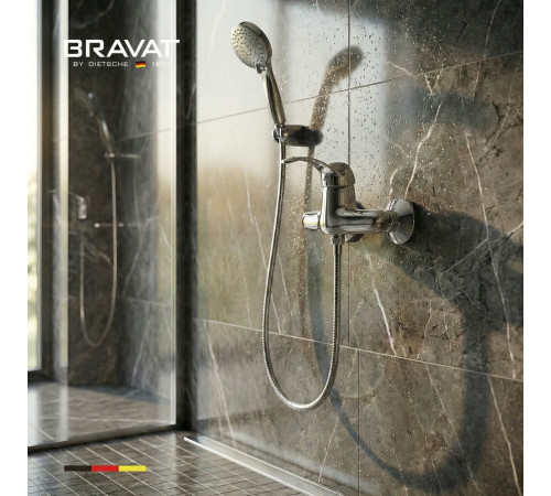 Смеситель для душа BRAVAT F6793924CP-01-SW, хром