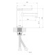 Смеситель для раковины Esko SC26, хром