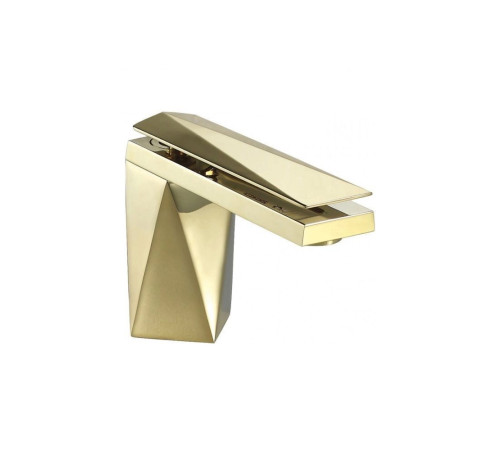 Смеситель для раковины Bravat DIAMOND F118102G-1-ENG, золото