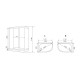 Душевая кабина Timo Eco TE-0702R, 120x80x215
