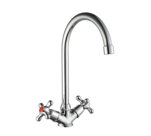 Смеситель для кухни VODA Ladoga LDG519, хром