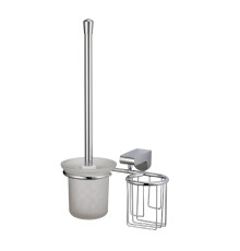 Ершик с держателем освежителя Savol S-L07394, хром