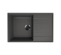 Кухонная мойка Ulgran Quartz Prima 780-09, мокрый асфальт