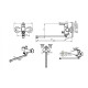 Смеситель для ванны Bravat Louise F6191183CP-01L-RUS, хром