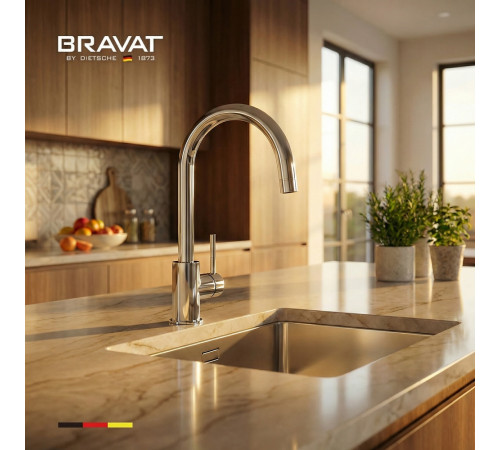 Смеситель для кухни BRAVAT F7799930CP-SW, хром