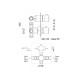 Смеситель для душа Fiore X-TERMO 31CR0993, хром