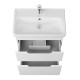 Тумба под раковину подвесная Dreja Q 60 см, белый