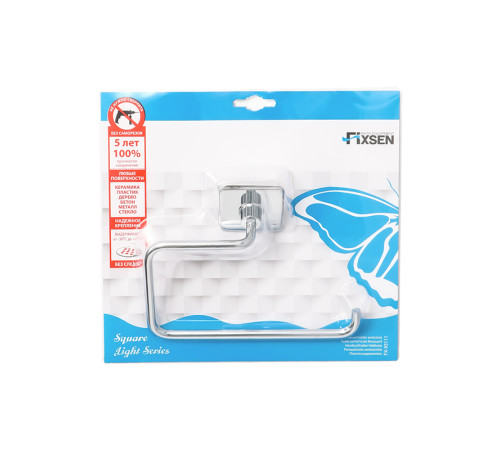 Держатель для полотенец FIXSEN SQUARE FX-93111, хром
