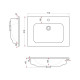 Раковина Dreja Just Flat 42071-KL