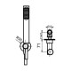 Душевой гарнитур Webert Shower Set AC0982010, золото