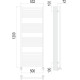 Полотенцесушитель водяной Terminus Аврора П22 50х120