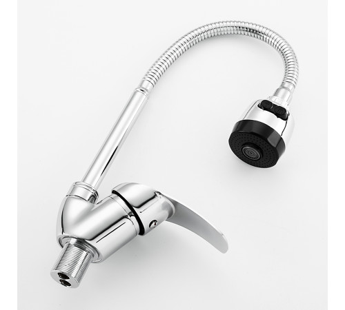 Смеситель для кухни с гибким изливом и режимом душ FRUD R40055-1, хром