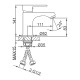 Смеситель для раковины Frud R10157-6, черный